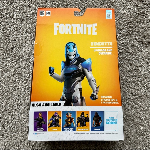 FORTNITE VENDETTA LEGENDARY SERIES ARTICULATING ACTION FIGURE TOY EPIC GAMES NEW - Picture 2 of 2